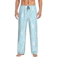 thumbnail image 2 of Kdxio Cute Bunny Print Men's Sleep Pajama Pant Lounge Pants with Pockets, 2 of 8