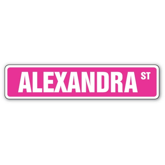 Alexandra Street [3 Pack] of Vinyl Decal Stickers |for Laptop Car