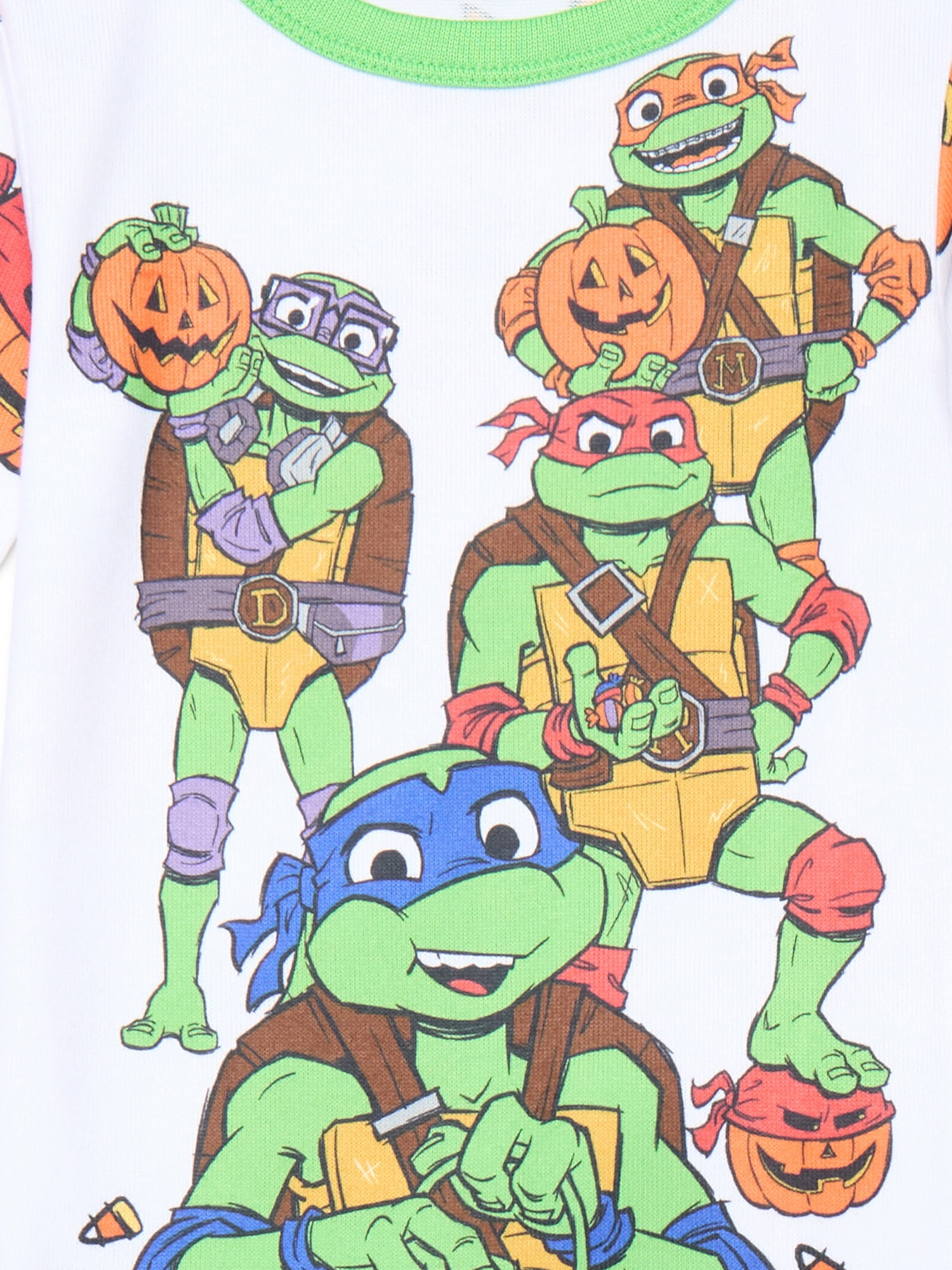 Teenage Mutant Ninja Turtles Boys Halloween Pajama Top and Pants Set, 2-Piece, Sizes 4-10