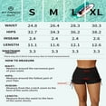 thumbnail image 4 of FNNMNNR Women Swim Shorts High Waist Drawstring Wavy Hem Solid Summer Bathing Surfing Yoga Sport Bottoms, 4 of 5