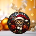 thumbnail image 2 of Cat Custom Ornaments 2025, Cat Ornament, Cat Christmas Hanging Decor, Cat Ornaments for Christmas Tree. fzmHEI (Cat 4), 2 of 4