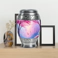 thumbnail image 4 of MUKTIVE Cherry Blossom Burial Urn for Human Ashes, Large 10 Inch Memorial Gift Urns for Parents, Peach Urns for Funeral, Butterfly Cremation Urn for Women (1 Large, 4 Keepsake), 4 of 7