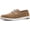 Tan, variant on Men's Luca Moccasin Toe Boat Oxford Lightweight Comfortable Nautical Lace-Up Shoe, Navy, 9 w