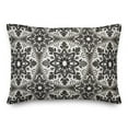 thumbnail image 2 of Creative Products Faded Black Gray Medallions 14x20 Indoor / Outdoor Pillow, 2 of 9