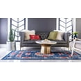 thumbnail image 4 of Unique Loom Gansu Floral Vintage Area Rugs, Navy Blue/Brown/Beige, 8' 0 x 10' 0, 4 of 9