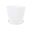 White, variant on Flower Pot Thickened Plastic Indoor,Ripple Pattern Planter with Drainage Hole & Tray,Reliable Plant Pot with Diameter Option for All House Plants,Home Garden Houseware,Diameter 3.5-Inch