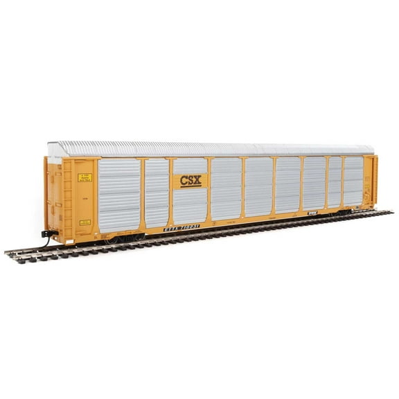 Walthers Proto HO Scale 89' Tri-Level Auto Carrier CSX/ETTX Flat #T8768/710231