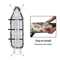 thumbnail image 4 of HELLHERO Soft Ironing Board Cover, Rose Ironing Board Cover, Non Stick Scorch and Stain Resistant Standard Size 15x54 Inch with Elastic Edges, 4 of 5