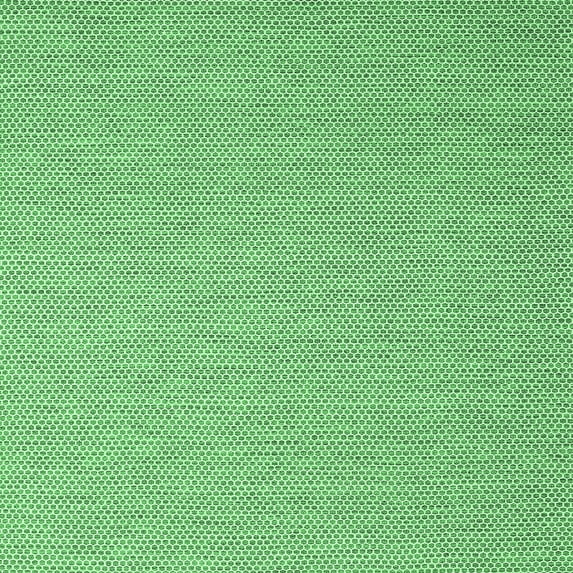 Ahgly Company Indoor Square Abstract Emerald Green Contemporary Area Rugs, 3' Square