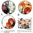 thumbnail image 3 of DESIGN ART Designart "Blooming Vintage Flowers Iv" Floral Wall Decor 32 in. wide x 24 in. high, 3 of 5