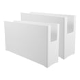thumbnail image 1 of FENGGUIQU 2Pcs White Desktop Storage Rack Classroom Organizer for Documents Books and Office Supplies, 1 of 8