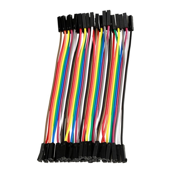 Cables De Jersey Femenino A Hembra, 5 Piezas De 40pin Cable De Cinta De 11.5 Cm Cables De Placa Coloridos Separables