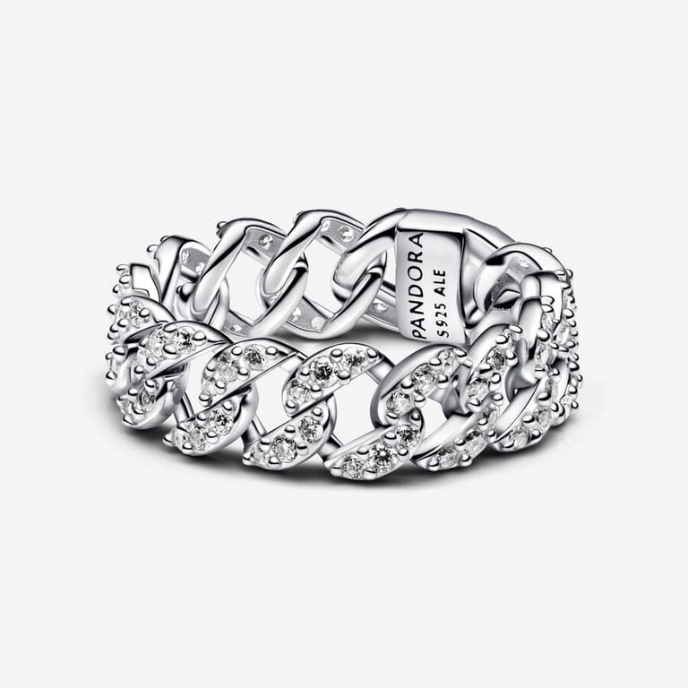 Pandora Pavé Cuban Chain Ring (5)