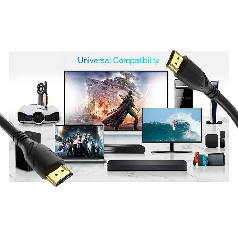 Best HDMI 2.0 Cable for PS5 Gaming on 4K TV, Ultra HD, High-Speed
