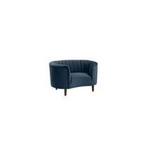 LV00171 - Chair, Blue Velvet - Millephri