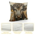 thumbnail image 4 of ONETECH  Funny Highland Cow Cattle Farmhouse Vintage Throw Pillow Case Cover Cushion Pillowcase for Sofa Bed Chair Living Room Home Decor, 4 of 5
