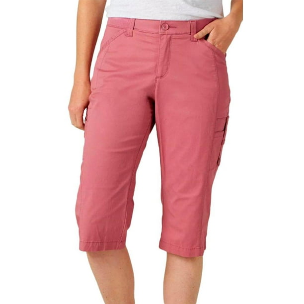 lee relaxed fit mid rise cargo capris