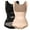Black+Beige, variant on MANIFIQUE 2 Packs Shapewear Bodysuit for Women Tummy Control Butt Lifter Panty Hi-Waist Trainer Stomach Body Shaper Slimming Girdles