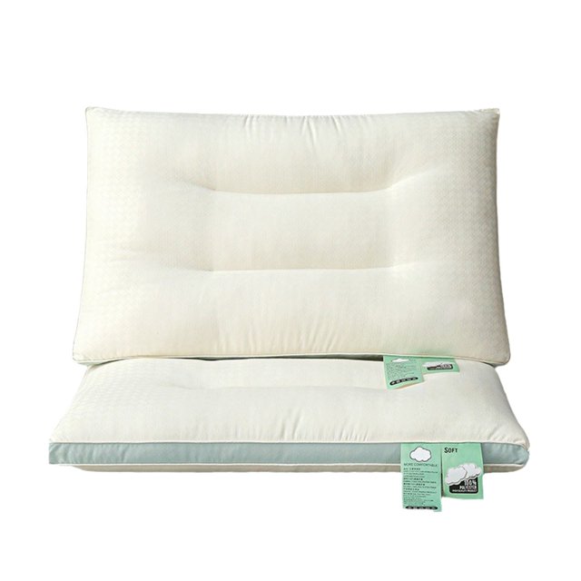 Almohada suave de clase A para dormir cómoda: núcleo de almohada para el cuello avanzado para compartir entre padres e hijos, almohada baja de 18.89 x 29.13 pulgadas que ayuda a dormir