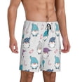 thumbnail image 2 of Naloa cute winter Gnome Men's Short Pajama Pants, Pj Shorts, Lounge Comfort Shorts-4X-Large, 2 of 6