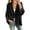 Black, variant on Edvintorg Women Cardigan Loose Lightweight Long Sleeve Open Front Cardigans Cotton and Linen Fall Clothes for Women White S-2XL