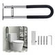 thumbnail image 1 of Barras De Seguridad,Apoyo Pasamano Acero Anillos luminosos,Inoxidable Seguridad para Baño Barras,Plegable Pasamanos Abatibles para Inodoro Barra de Agarre para Bañera o Ducha Discapacitados, 1 of 8