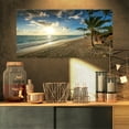 thumbnail image 1 of Beautiful Caribbean Vacation Beach - Large Beach Canvas Wall Art, 1 of 3