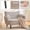 khaki, variant on Newest Modern Loveseat with Storage Pockets & Armrest Pillows, Deep Seat Boucle 2-Seater Sofa, Tufted Back for Small Space Living Room & Home Office, Black