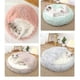 thumbnail image 3 of Nuevo 2 en 1 cueva con capucha invierno gato caliente cama para perros redondo suave largo Casa de perro de felpa cama para perros pequeños perrera gatos nido para mascotas, 3 of 4