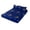 Blue, variant on Stylish Dorm Room Bed Sheet Kit (70.9x86.6 Inch), Constellation Pattern Washable Cotton, Slipping Resistant Mattress Wrap For Homes