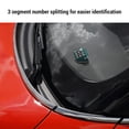 thumbnail image 3 of Car Temporary Parking Card Plate,Vintage Typewriter Car Parking Phone Number Sign, 3 of 7