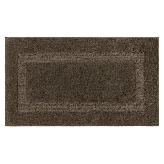 Mohawk Prestige Bath Mat Soft Absorbent Quick Dry Machine Washable Non-Slip Bathroom Mat, Walnut, 24" x 40"
