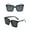 Black, variant on Sunglasses Women Men Classic Square Polarized Sunglasses Retro Trendy Sunnies Eyewear