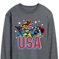 thumbnail image 3 of Marvel - USA - Men's Long Sleeve Graphic T-Shirt, 3 of 5