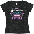 thumbnail image 3 of Inktastic My Greatest Blessings Call Me Abuela with Flowers Women's T-Shirt, 3 of 5