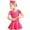 Red, variant on Girls Ballet Leotards Short Sleeve Back Bowknot Dance Leotards for Gymnastics