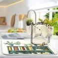thumbnail image 2 of Yayeee Dish Drying Mat for Kitchen Counter Ultra Absorbent Easy Clean Pad 24x18", White Shelf, 2 of 7
