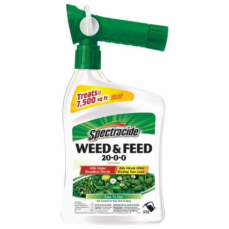 Spectracide Weed & Feed 20-0-0, Ready-to-Spray, 32-fl (Best Organic Weed And Feed)