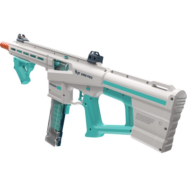 Game Face Trion Competition Foam Dart Blaster, up to 200 FPS, 15 Darts