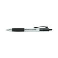 thumbnail image 4 of Comfort Grip Ballpoint Pen, Retractable, Medium 1 Mm, Black Ink, Clear Barrel, Dozen | Bundle of 5, 4 of 7