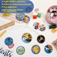 thumbnail image 3 of Iron On Patches Hotop con tema de acampada y aventuras al aire libre, 48 unidades, 3 of 6