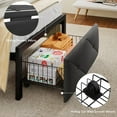 thumbnail image 5 of iPormis Twin Bed Frame with Storage Drawers, Linen Upholstered Headboard Platform Bed with Charging Station, No Box Spring Needed, Metal Slats Support, Noise-Free, Easy Assembly, Grey, 5 of 8