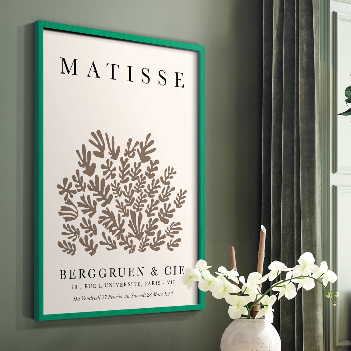 Matisse CCXXI in Solid Wood 8 x 10 Framed Print