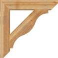 thumbnail image 3 of Ekena Millwork 6"W x 36"D x 36"H Funston Slat Rough Sawn Bracket, Western Red Cedar, 3 of 4