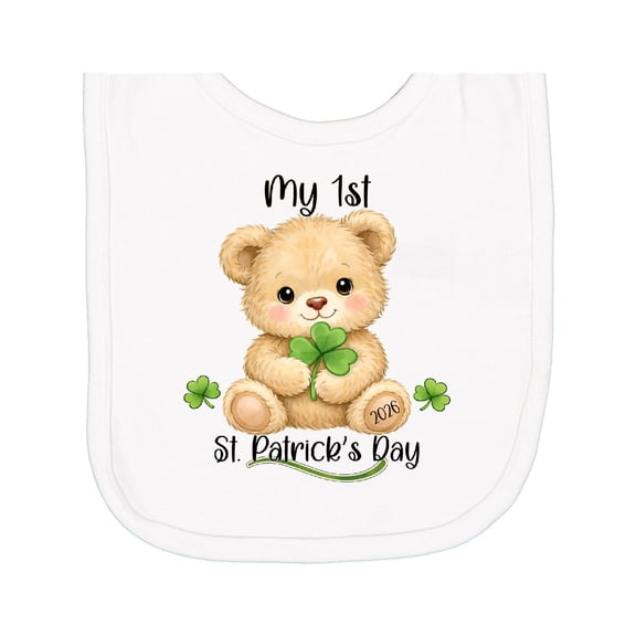 Inktastic My First St. Patrick's Day Newborn Bib