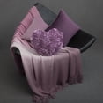 thumbnail image 3 of JWH 3D Handmade Heart Shaped Rose Flower Valentine Gift Throw Pillow Cushions 13 x 16inch for Room Decor, 3 of 7