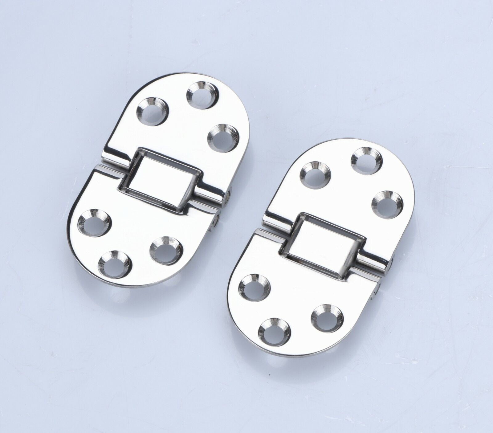 2X Boat Stainless Steel Flush Hinges 3" X 1.5" Door