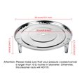 thumbnail image 3 of Rejilla para vaporera DS. DISTINCTIVE STYLE de acero inoxidable de 25,6 cm, 3 of 7