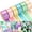 Macaron Color, variant on 200 Yards Rainbow Satin Ribbon 1.5 Inch 6 Rolls Double Face Multicolor Ribbon for Gift Wrapping Flower Bouquet Bows DIY Crafts Birthday Party Decorations