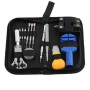 Watch Repair Kit, Spring Pin Bar Tool Set, Professional Repair Tool Kits, 399 Pieces Kits With Carrying Case Opener, Free Hammer Watch Fixing Tool, Portable Nylon Carrying Bag